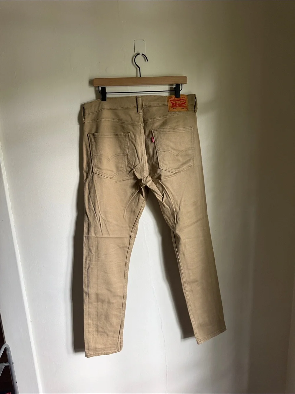 Men's Slim Fit Khaki Jeans